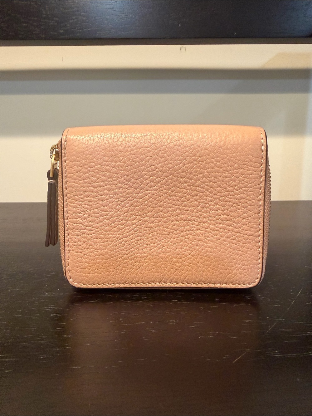 Tory Burch Britten Pebbled Leather Wallet - Picture 4 of 10